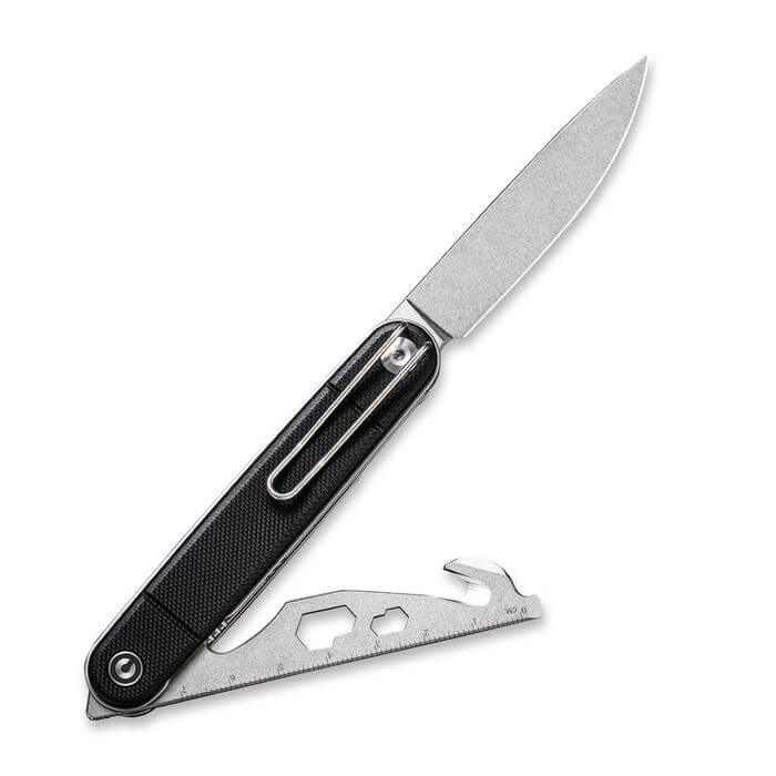Civivi Crit Linerlock Black G10 Stonewashed Nitro-V - Knives.mx