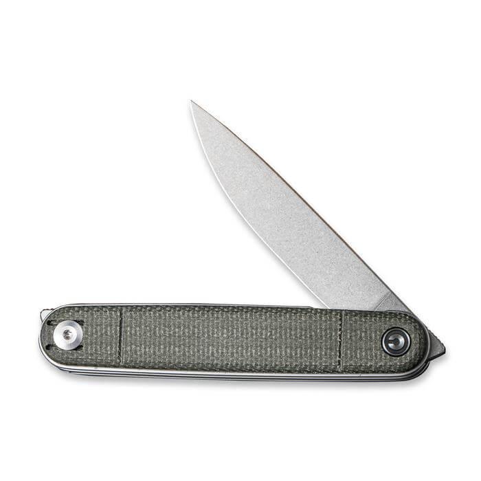 Civivi Crit Linerlock Green Micarta Stonewashed Nitro-V - Knives.mx