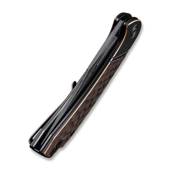 Civivi Dogma Black Polished Copper Handle Black Hand Rubbed Damascus - Knives.mx