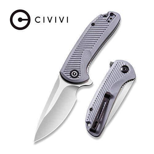 Civivi Durus Linerlock Gray G10 D2 - Knives.mx