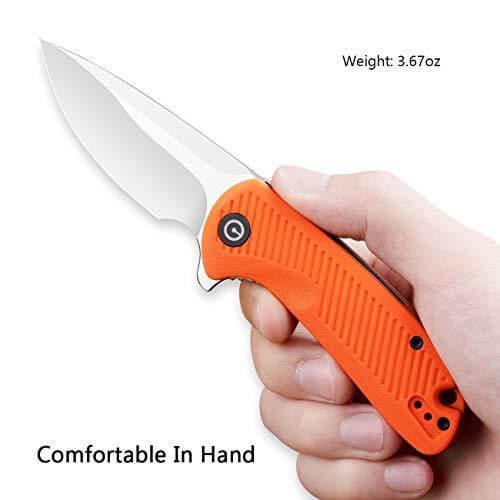 Civivi Durus Linerlock Orange G10 Satin D2 - Knives.mx