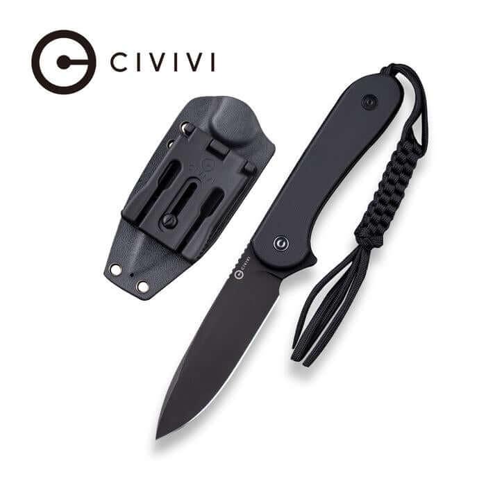 Civivi Elementum Fixed Blade Blackout G10 Stonewash D2 - Knives.mx