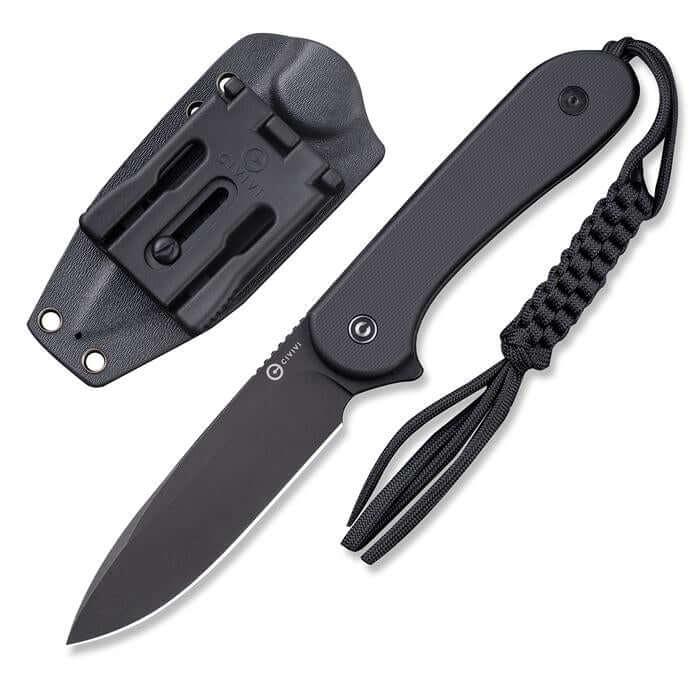 Civivi Elementum Fixed Blade Blackout G10 Stonewash D2 - Knives.mx