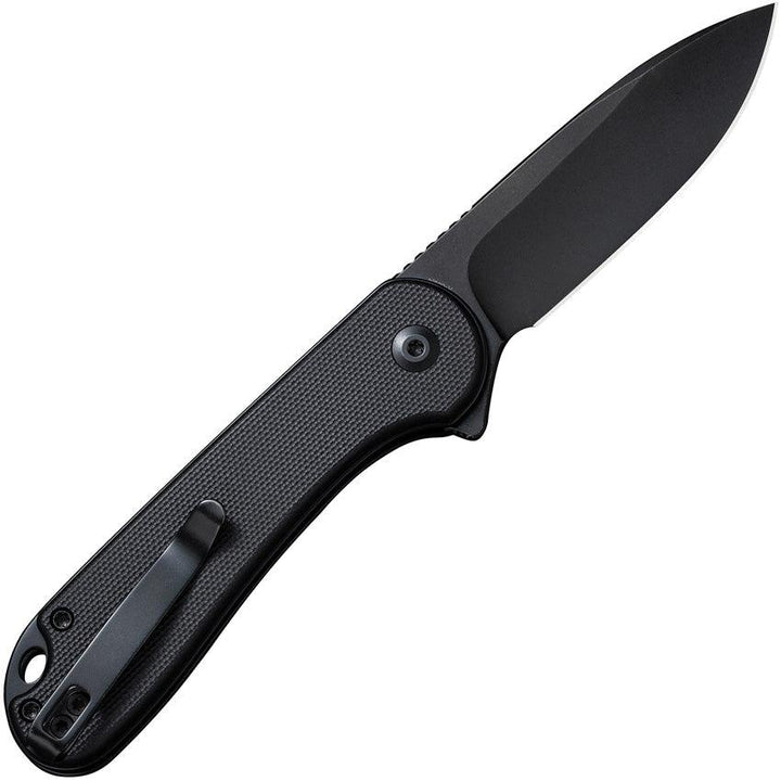 Civivi Elementum II Button Lock Blackout G10 Stonewashed Drop Point Nitro-V - Knives.mx