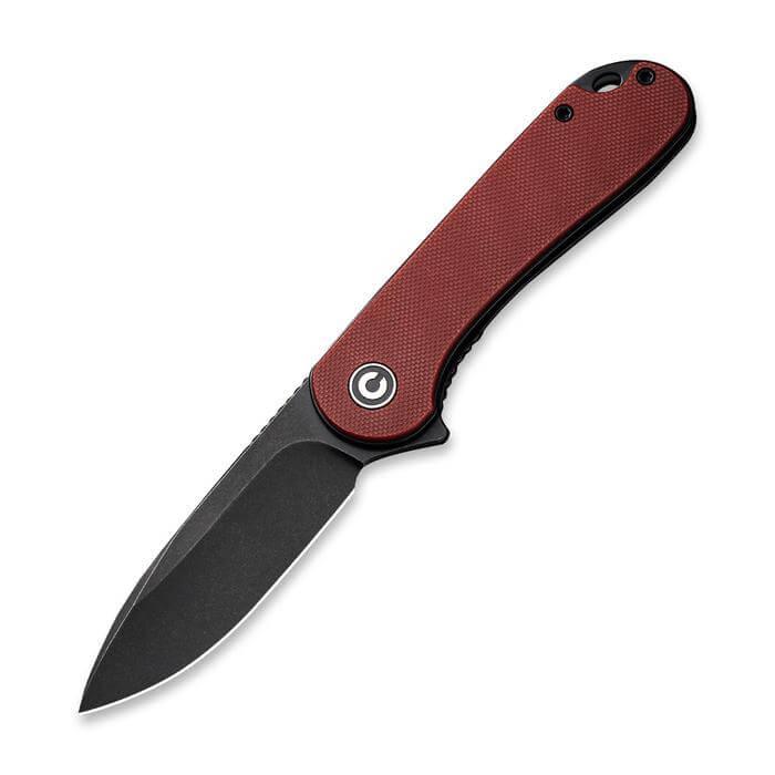 Civivi Elementum Linerlock Burgundy G10 Black Stonewashed D2 - Knives.mx
