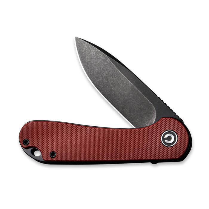 Civivi Elementum Linerlock Burgundy G10 Black Stonewashed D2 - Knives.mx