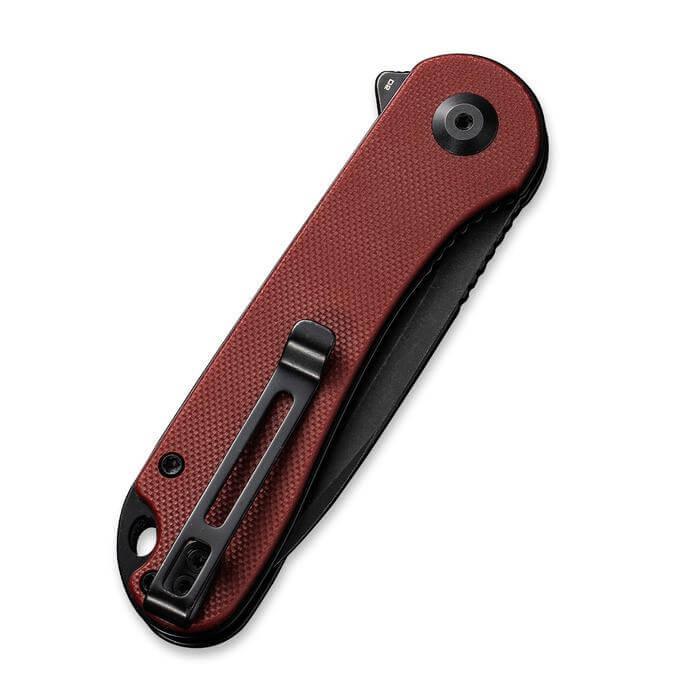 Civivi Elementum Linerlock Burgundy G10 Black Stonewashed D2 - Knives.mx