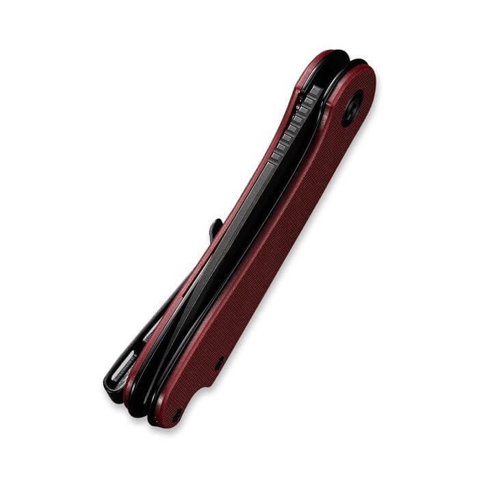 Civivi Elementum Linerlock Burgundy G10 Black Stonewashed D2 - Knives.mx