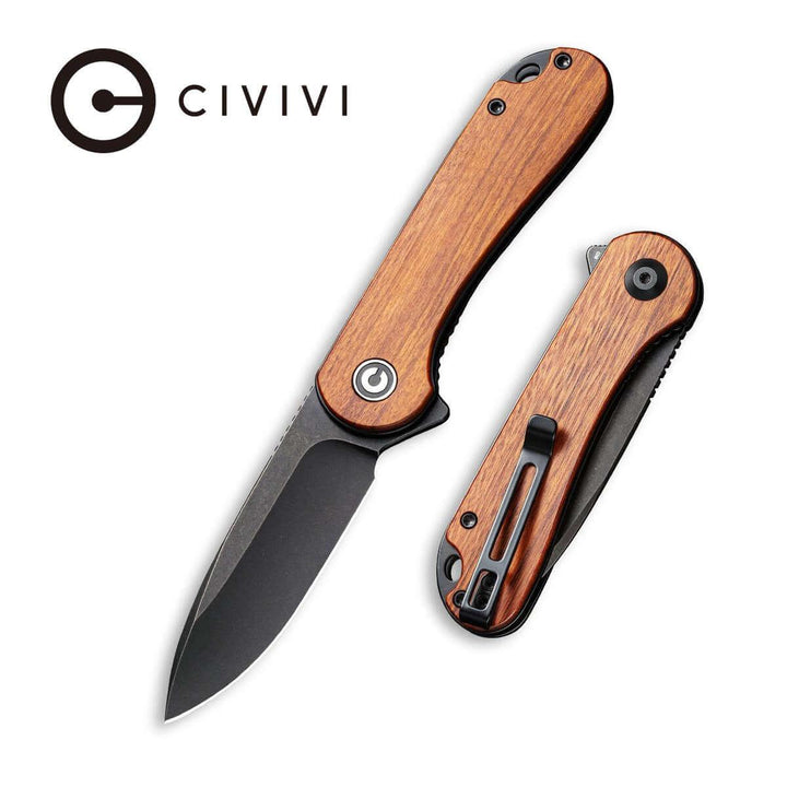 Civivi Elementum Linerlock Cuibourtia Wood Black Stonewash D2 - Knives.mx