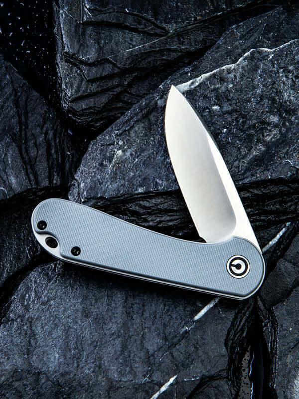 Civivi Elementum Linerlock Gray G10 Satin D2 - Knives.mx