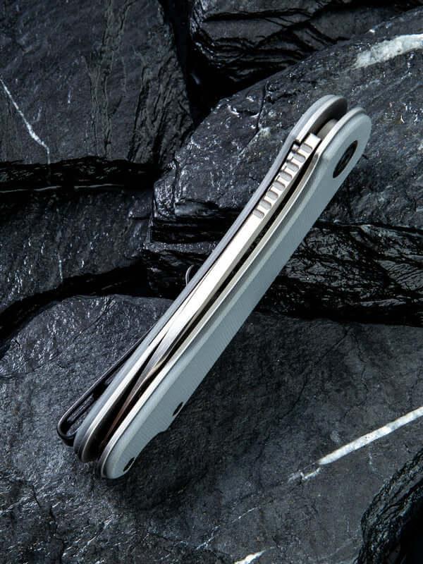 Civivi Elementum Linerlock Gray G10 Satin D2 - Knives.mx