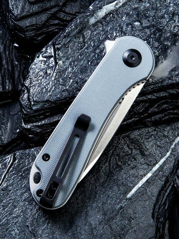 Civivi Elementum Linerlock Gray G10 Satin D2 - Knives.mx