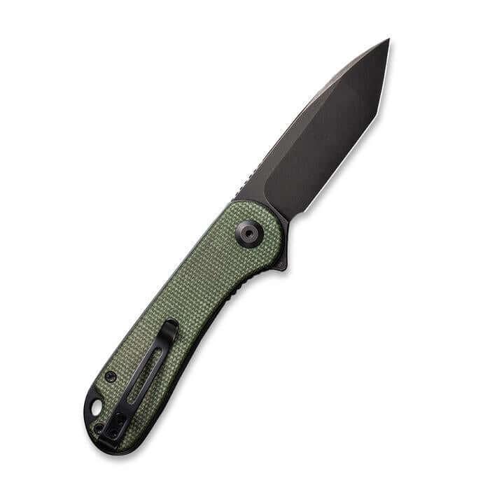 Civivi Elementum Linerlock Green Linen Micarta Black Stonewash Tanto D2 - Knives.mx