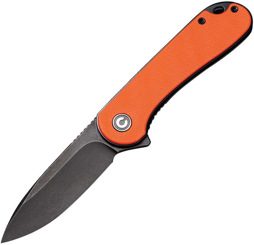Civivi Elementum Linerlock Orange G10 Black Stonewashed D2 - Knives.mx