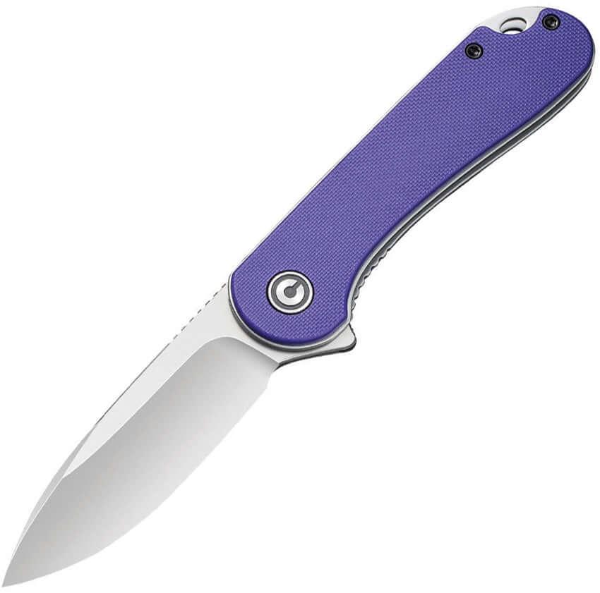 Civivi Elementum Linerlock Purple G10 Satin D2 - Knives.mx