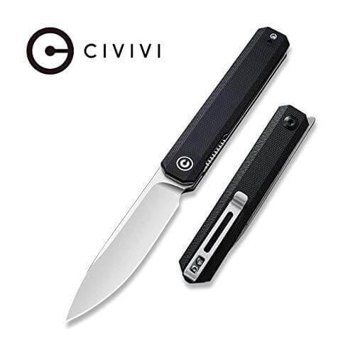 Civivi Exarch Liner Lock Black G10 Satin D2 - Knives.mx