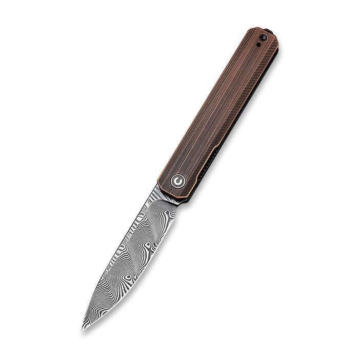 Civivi Exarch Liner Lock Copper Black Hand Rubbed Damascus - Knives.mx