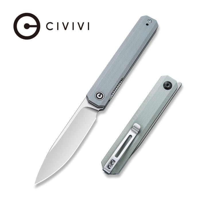 Civivi Exarch Liner Lock Gray G10 Satin D2 - Knives.mx