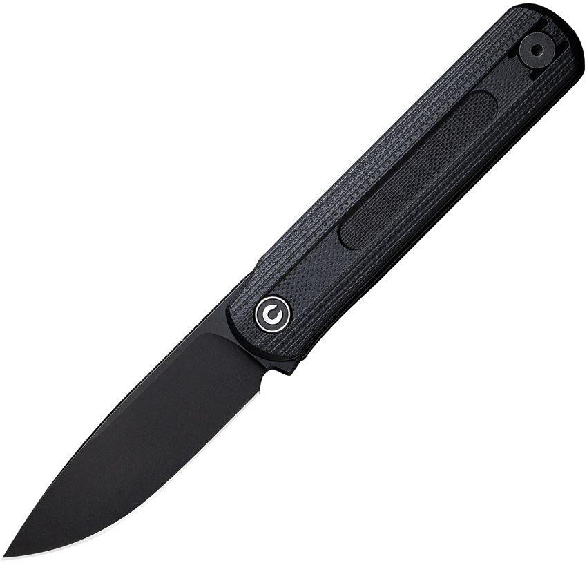 Civivi Foldis Slip Joint Black G10 Black Stonewashed Drop Point Nitro-V - Knives.mx