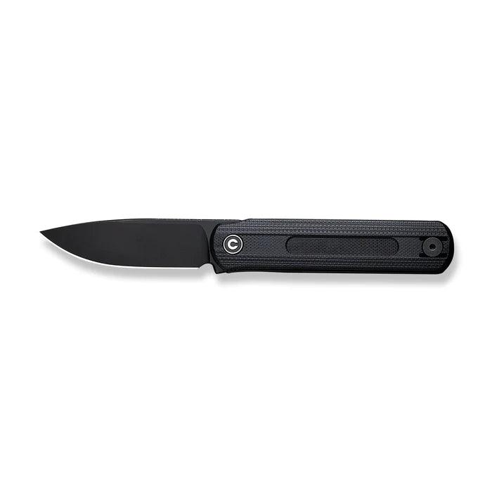 Civivi Foldis Slip Joint Black G10 Black Stonewashed Drop Point Nitro-V - Knives.mx