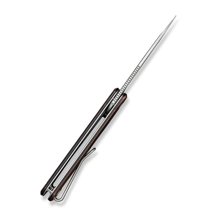 Civivi Foldis Slip Joint Rubbed Copper Silver Bead Blasted Drop Point Nitro-V - Knives.mx