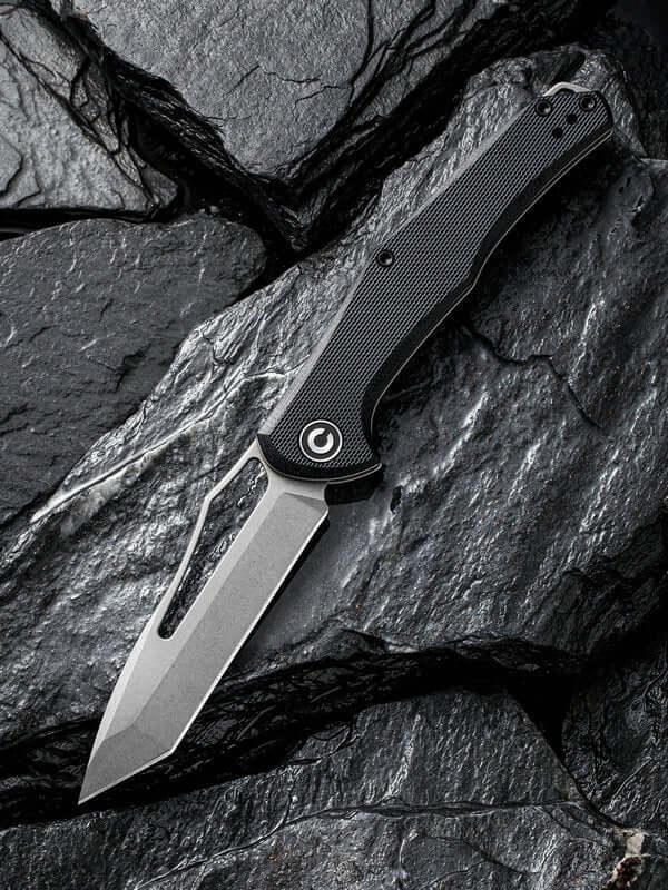 Civivi Fracture Linerlock Black Tanto G10 SW 8Cr14MoV - Knives.mx