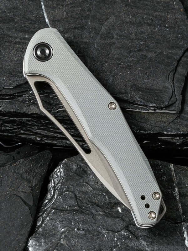 Civivi Fracture Linerlock Gray G10 Stonewash 8Cr14MoV - Knives.mx