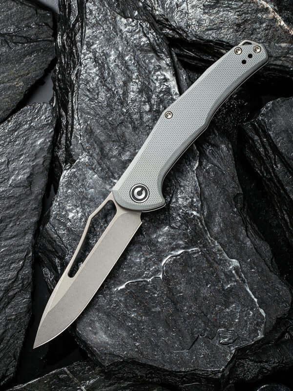 Civivi Fracture Linerlock Gray G10 Stonewash 8Cr14MoV - Knives.mx