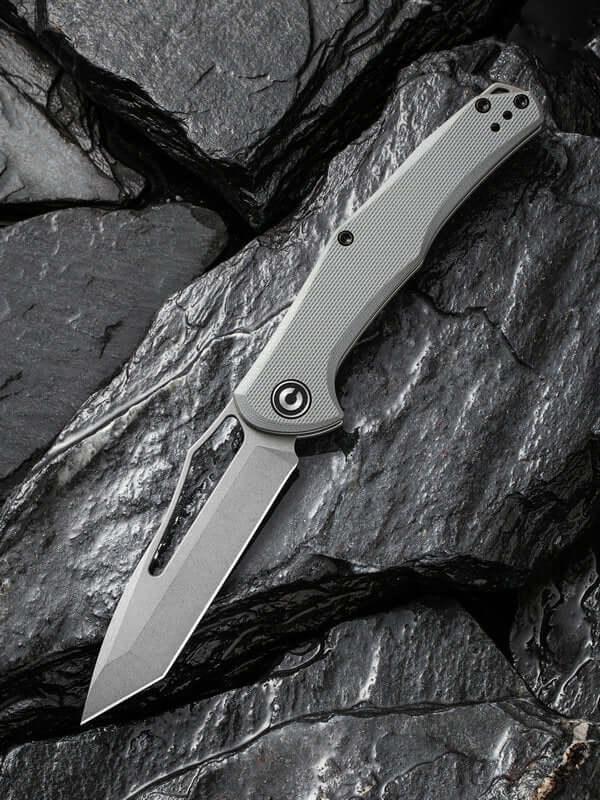 Civivi Fracture Linerlock Gray Tanto - Knives.mx