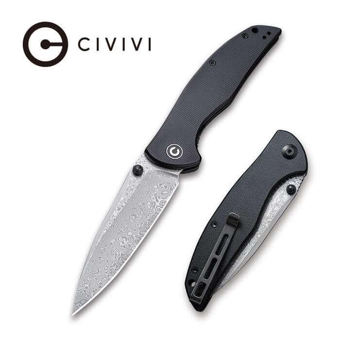 Civivi Governor Black G10 Damascus - Knives.mx