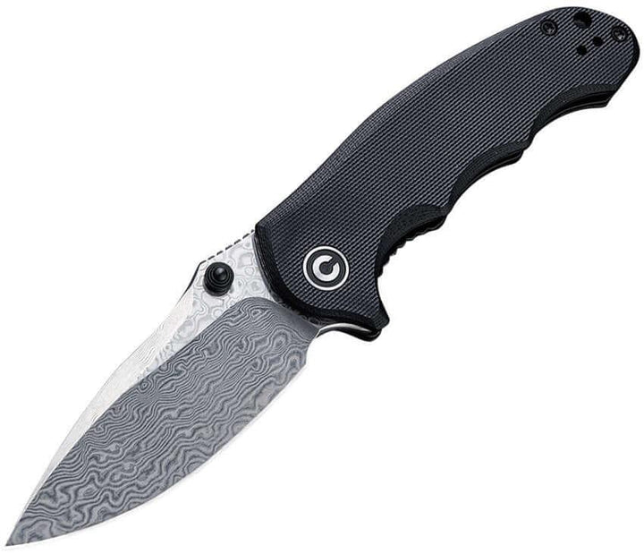 Civivi Hooligan Linerlock Black G10 Damascus - Knives.mx