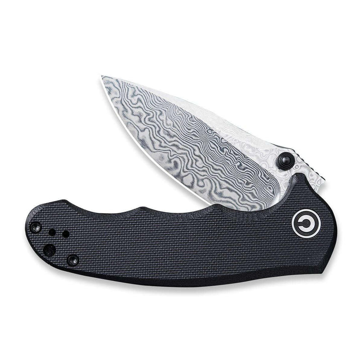 Civivi Hooligan Linerlock Black G10 Damascus - Knives.mx