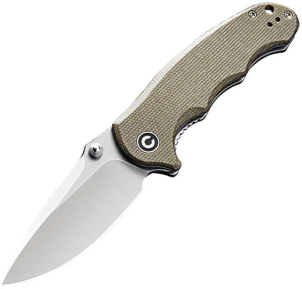 Civivi Hooligan Linerlock Dark Earth Micarta D2 - Knives.mx