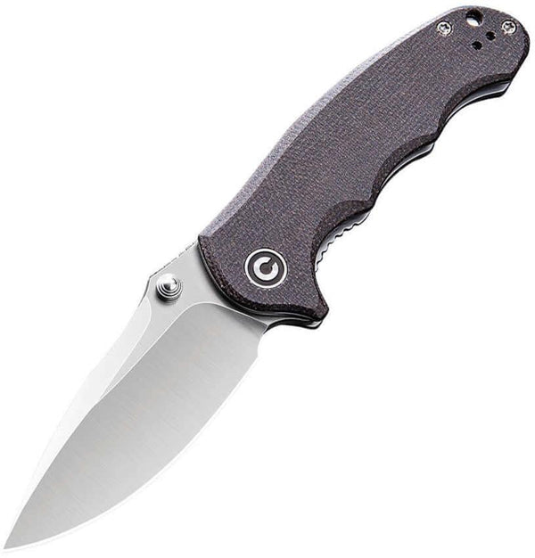 Civivi Hooligan Linerlock Dark Hazel Micarta D2 - Knives.mx