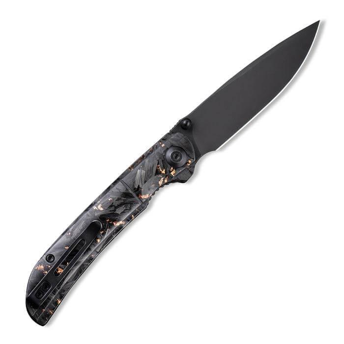 Civivi Imperium Linerlock Copper Shredded CF Black SW Nitro V Steel - Knives.mx