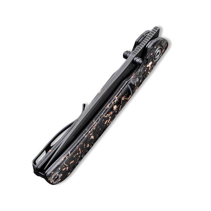 Civivi Imperium Linerlock Copper Shredded CF Black SW Nitro V Steel - Knives.mx
