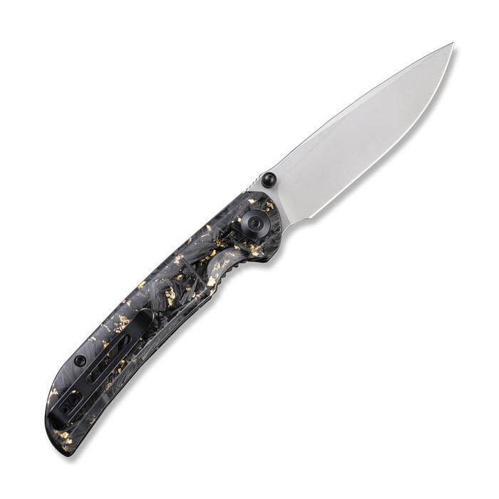 Civivi Imperium Linerlock Golden Shredded CF Nitro V Steel - Knives.mx