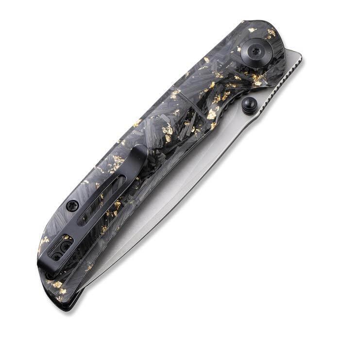 Civivi Imperium Linerlock Golden Shredded CF Nitro V Steel - Knives.mx
