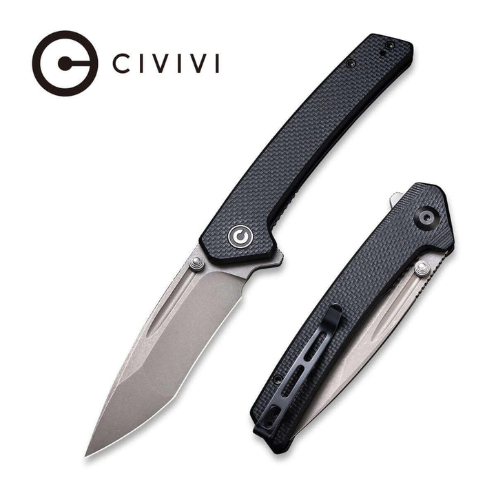 Civivi Keen Nadder Linerlock Black G10 N690 - Knives.mx