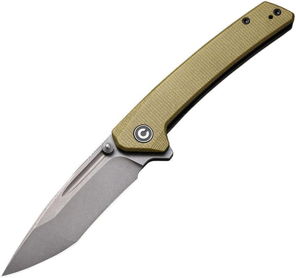 Civivi Keen Nadder Linerlock Olive Micarta N690 - Knives.mx
