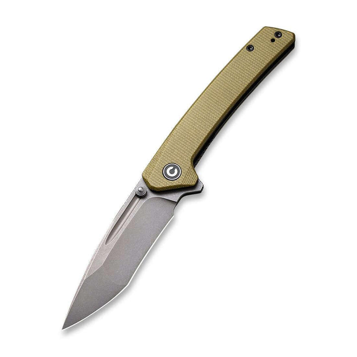 Civivi Keen Nadder Linerlock Olive Micarta N690 - Knives.mx