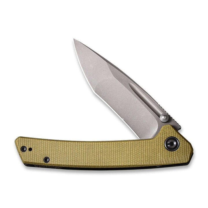 Civivi Keen Nadder Linerlock Olive Micarta N690 - Knives.mx
