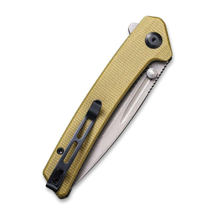 Civivi Keen Nadder Linerlock Olive Micarta N690 - Knives.mx