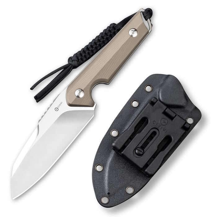 Civivi Kepler Fixed Blade Tan G10 9Cr18MoV - Knives.mx
