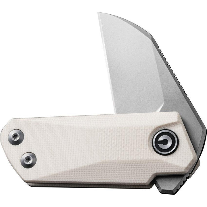 Civivi Ki-V Folder White Ivory G10 Bead Blast 9Cr18MoV - Knives.mx