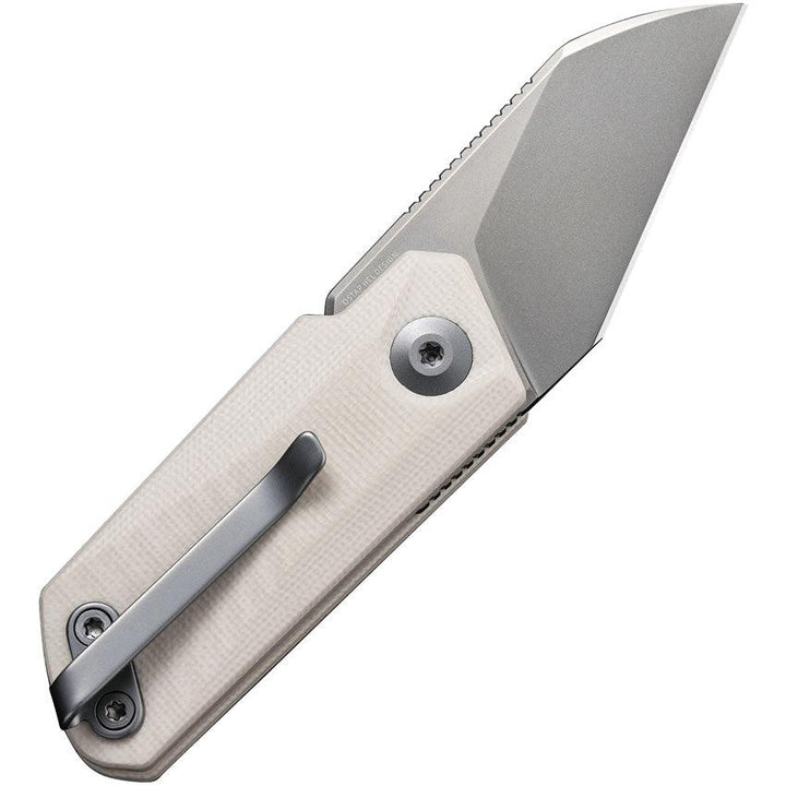 Civivi Ki-V Folder White Ivory G10 Bead Blast 9Cr18MoV - Knives.mx