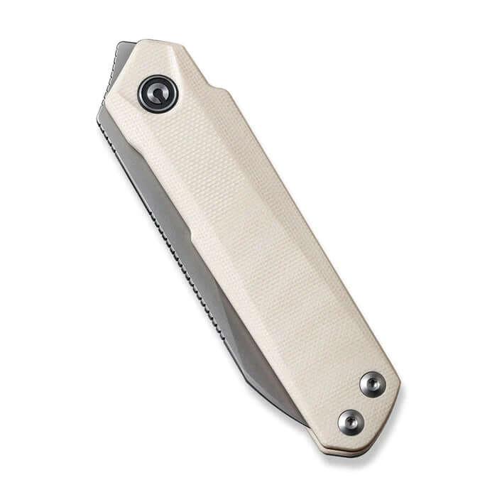 Civivi Ki-V Plus Ivory G10 Silver Bead Blasted Nitro-V - Knives.mx