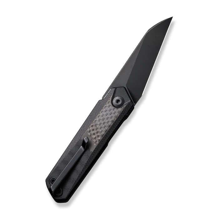 Civivi Ki-V Plus Twill Carbon Fiber Overlay On G10 Black Stonewashed Nitro-V - Knives.mx