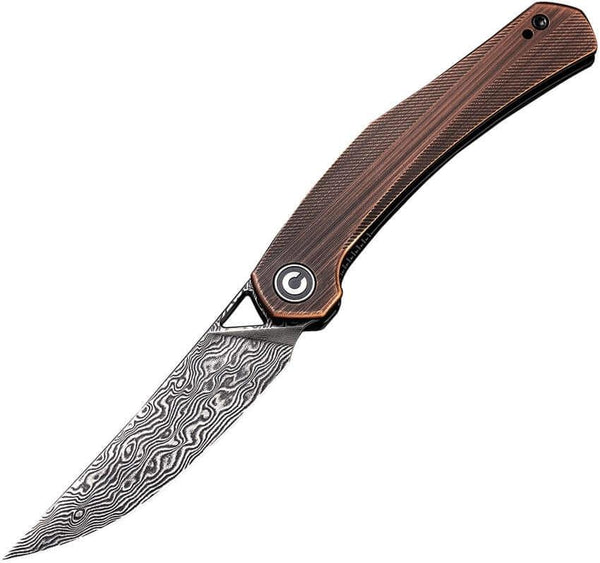 Civivi Lazar Linerlock Copper Damascus Steel - Knives.mx