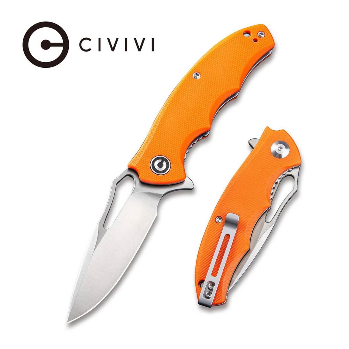 Civivi Little Fiend Linerlock Orange G10 D2 - Knives.mx